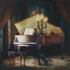 LED & Sound Haunted Piano Canvas