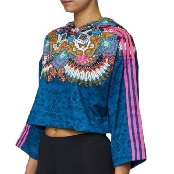 ADIDAS X FARM RIO | Limited Edition Borbomix Cropped Pullover Hoodie Women’s XS