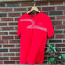 Under Armour Red and White Sports Dry Wick Short Sleeve Shirt
