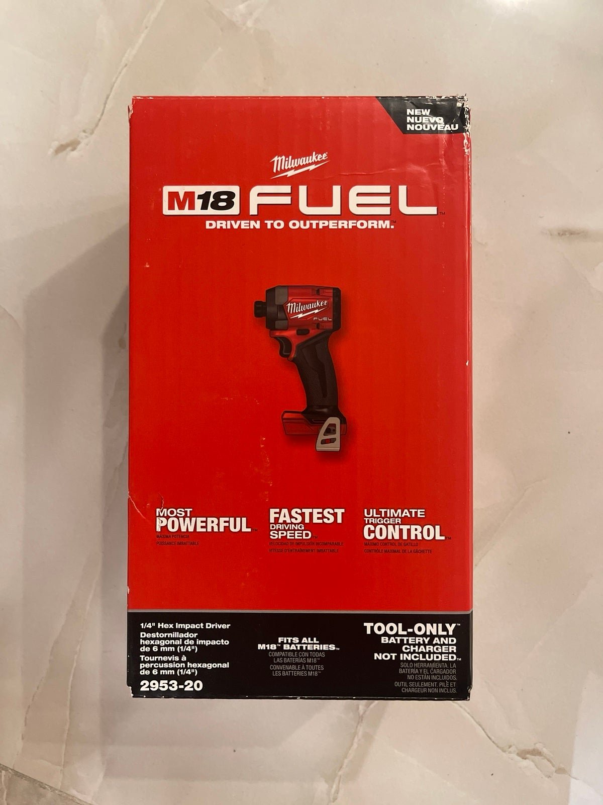 Milwaukee M18 FUEL 18V Lithium-Ion Brushless Cordless 1/4 in. Hex Impact Driver