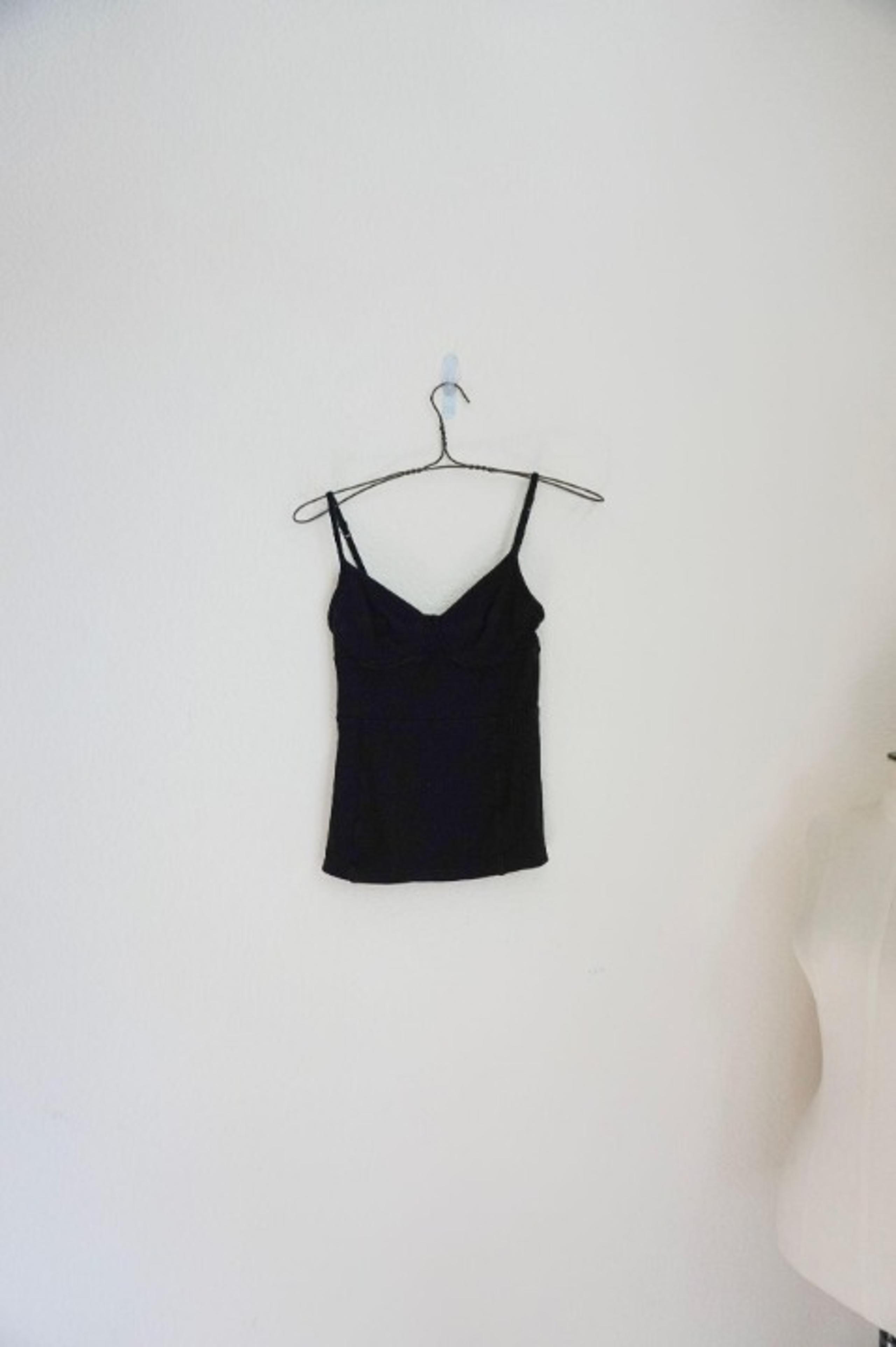 Wilfred black corset outline detail tank