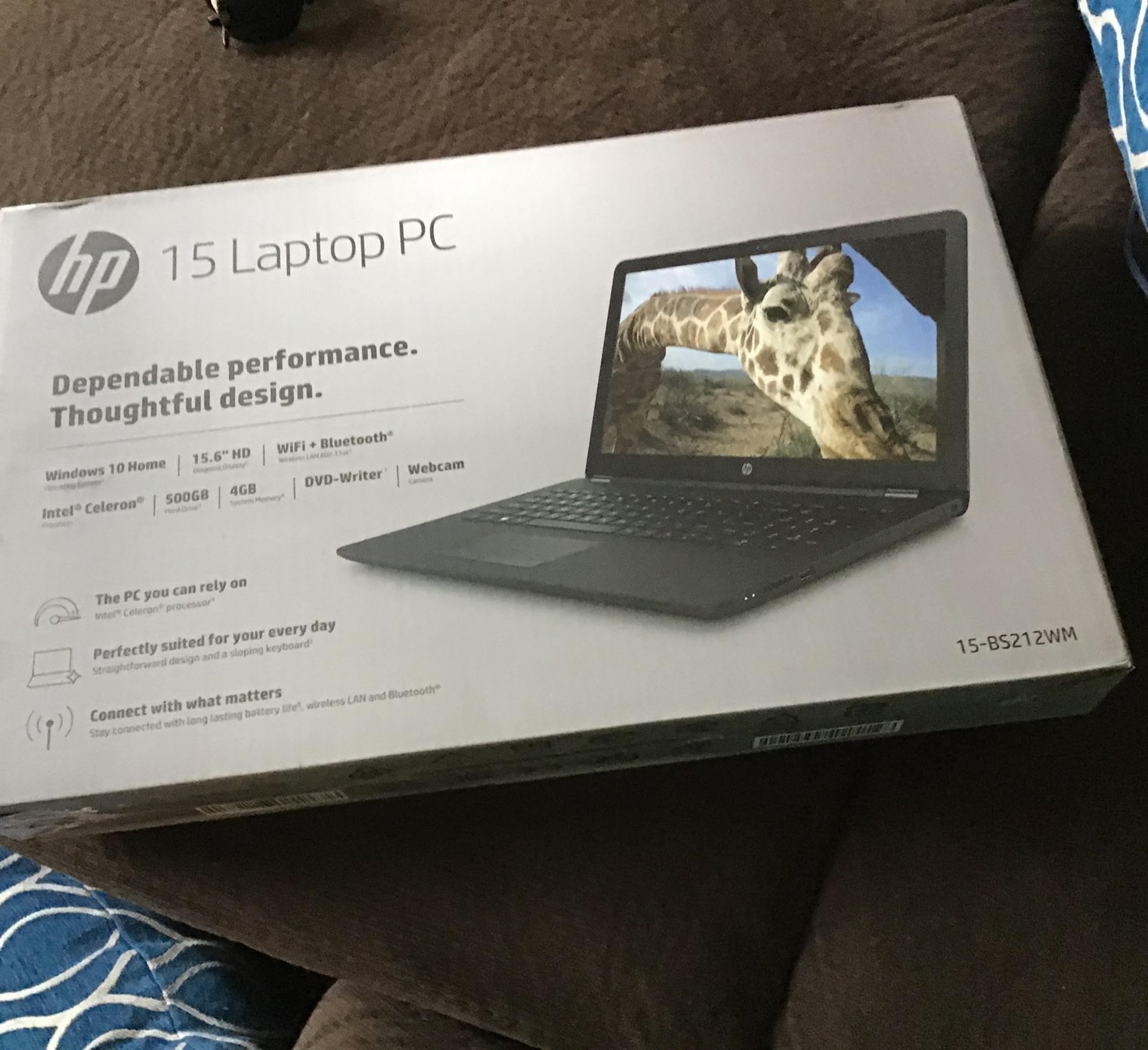 HP 15.6 inch Brand New Laptop