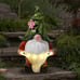 Dwarf Statue Solar Lights Outdoor Garden Crafts Ornaments Lawn Decorative Lamps