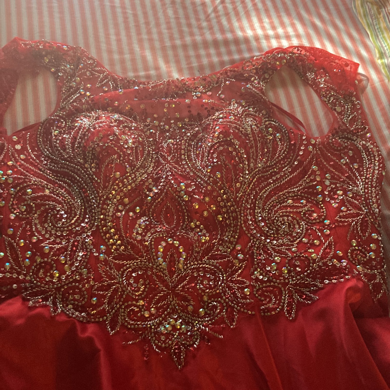I am selling a red dress for really any fancy event
