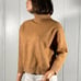 Northern Isles Premium Women's Wool Cashmere Cropped Turtleneck Sz XL