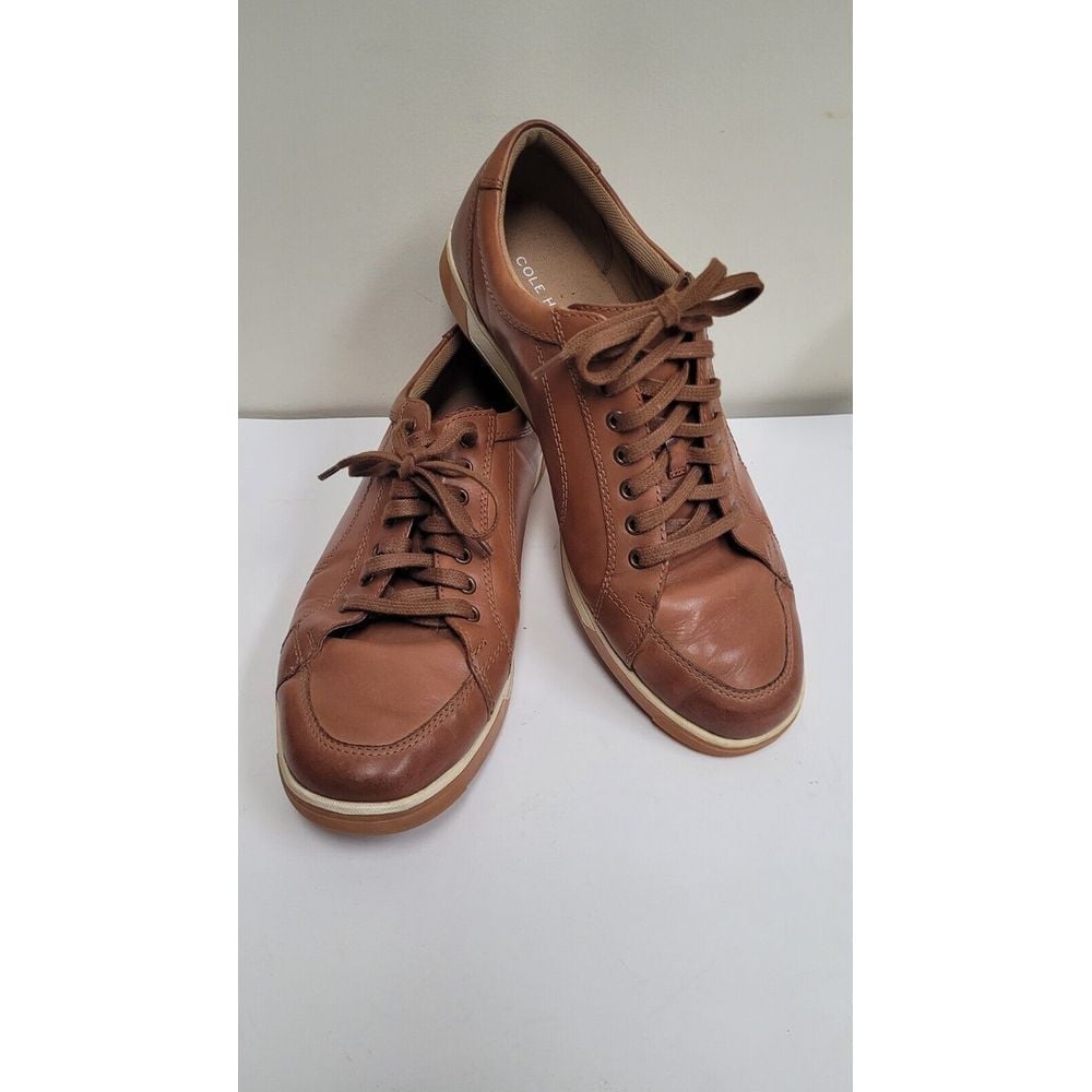 Cole Haan Men's Berkley British Brown/tan oxford shoe size 9.5, Casual Dress Up