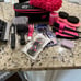Viewsun 17pcs Car Cleaning Kit, Pink Car Interior Detailing Kit with High Power