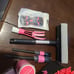 Viewsun 17pcs Car Cleaning Kit, Pink Car Interior Detailing Kit with High Power