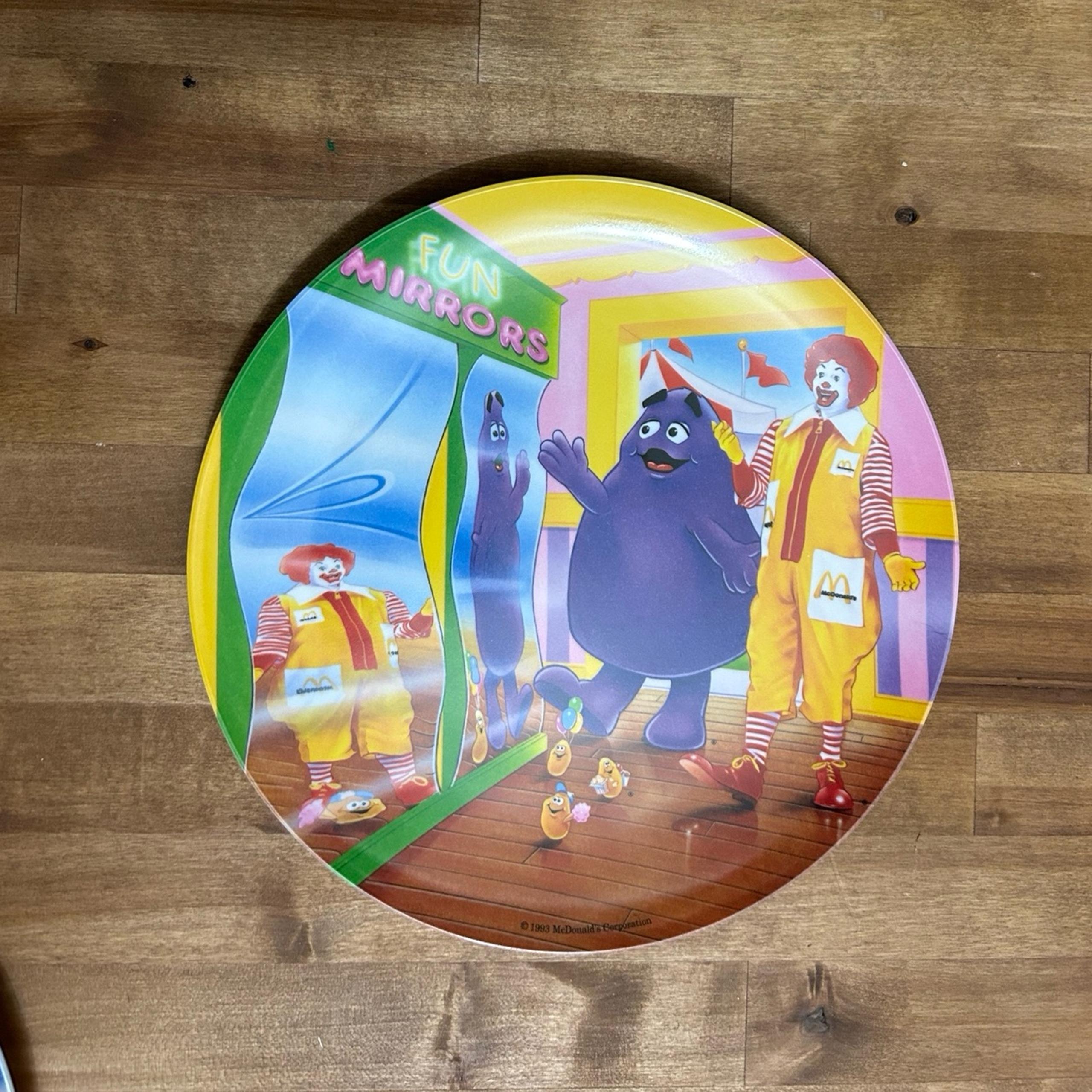 1993 McDonalds melamine plate