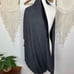Marine layer black and gray supima cotton blend infinity scarf