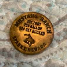 Vintage Brothel —The Mustang Ranch Coin