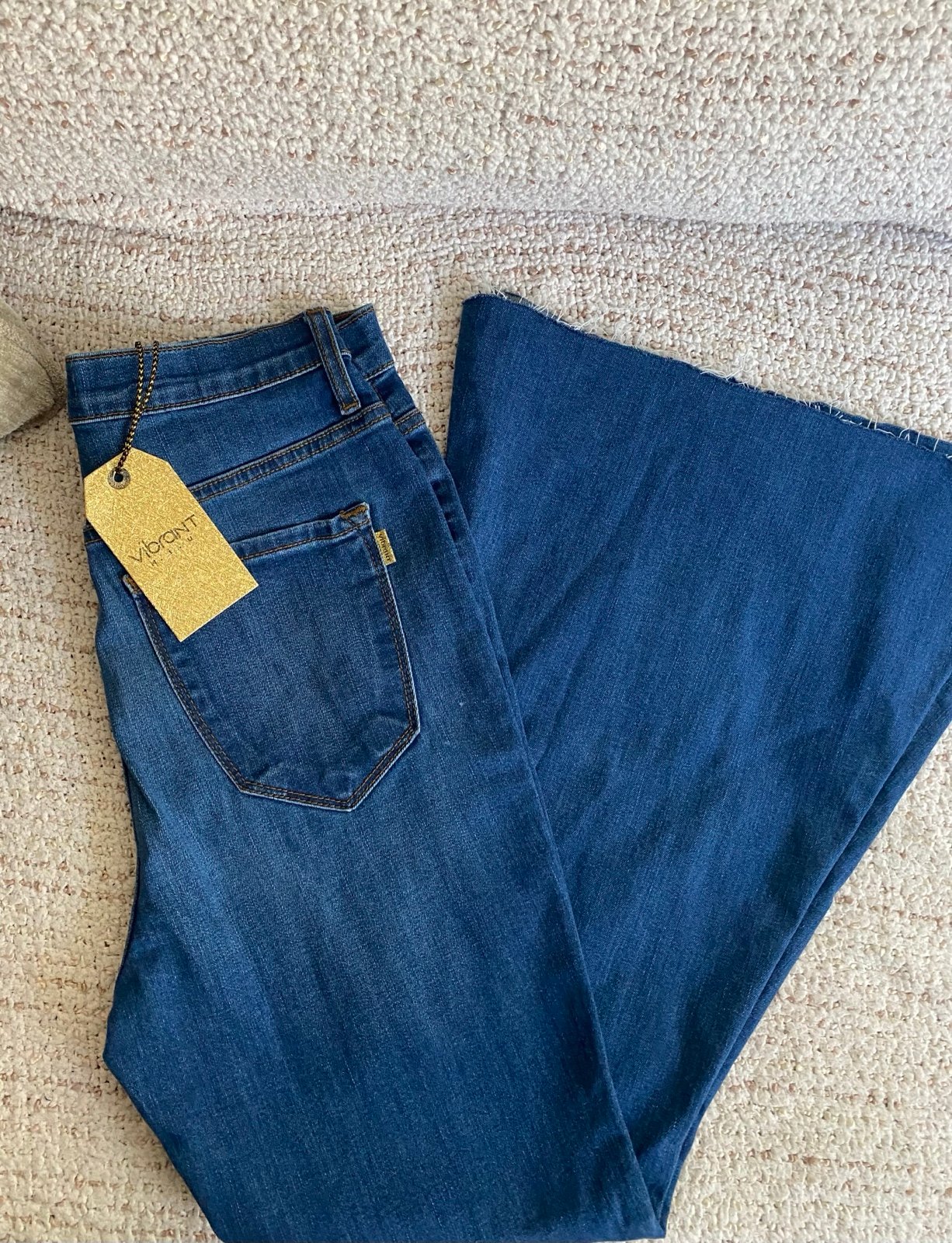 Herencia clothing blue flare jeans