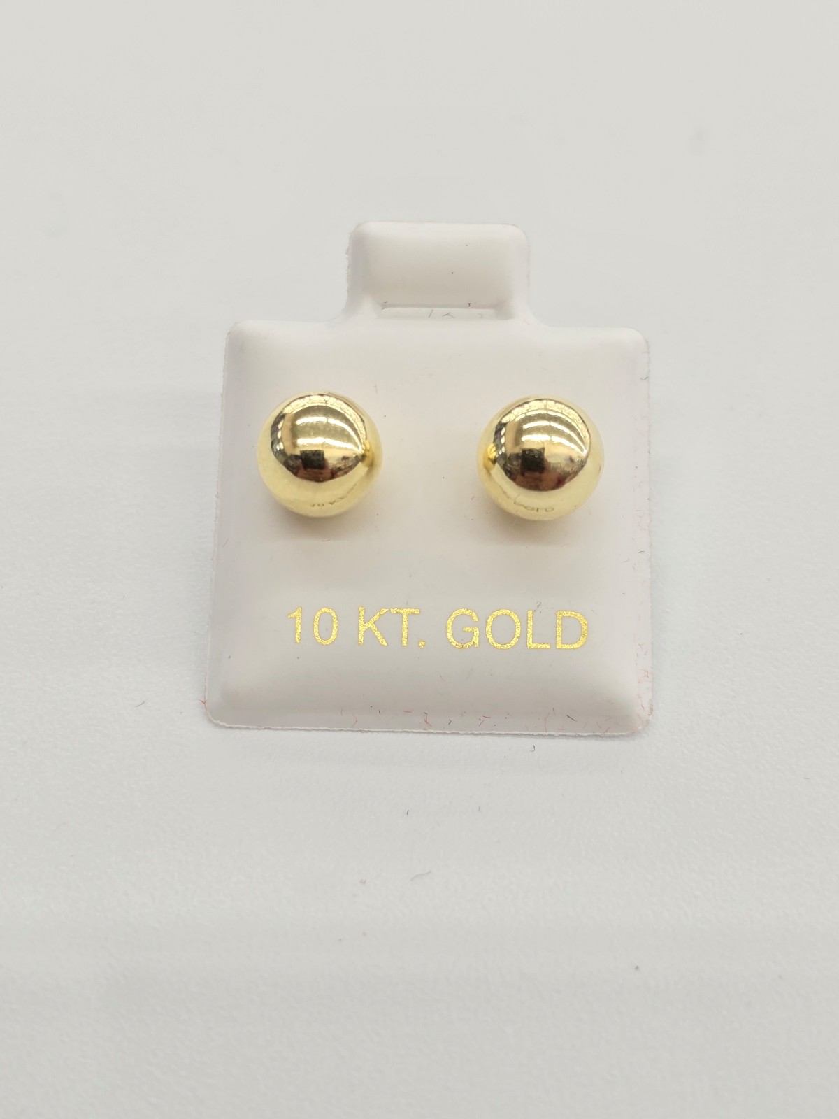 10kt Real Gold Ball Stud Earring for Women