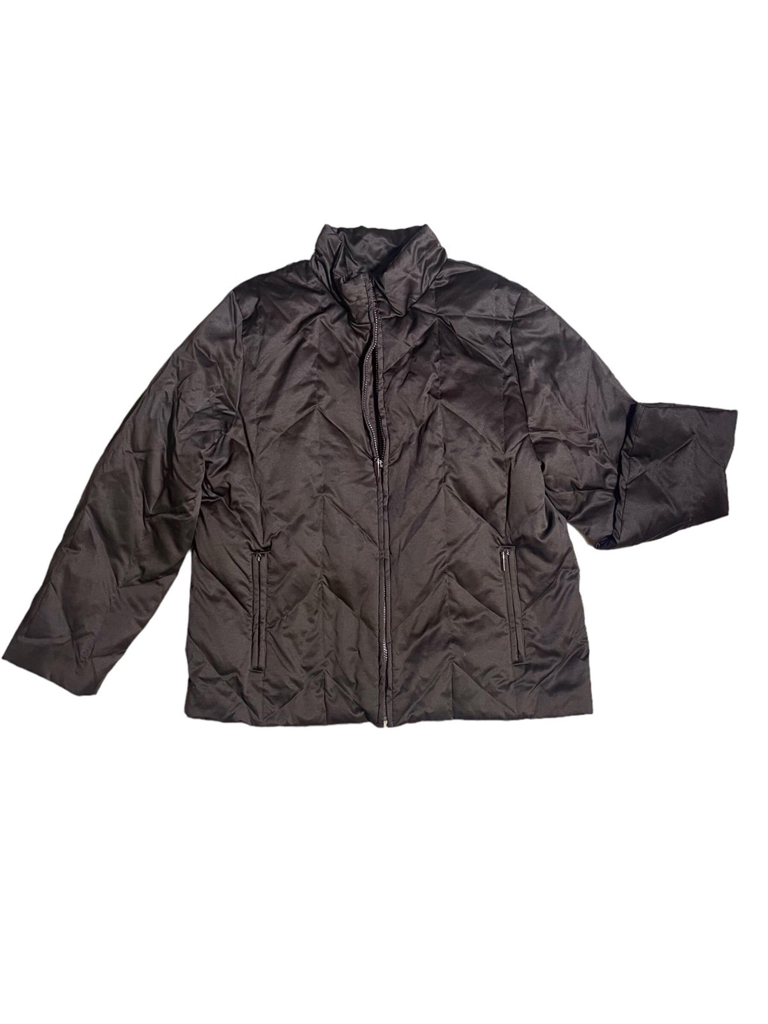 Brown Feather down puffer jacket New York & Company women’s size XL