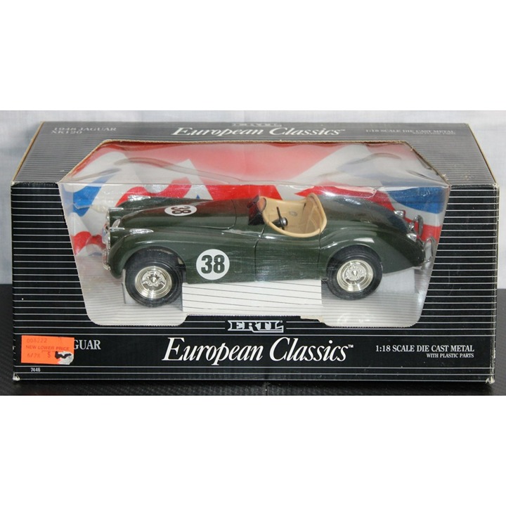 ERTL European Classics 1948 Green Jaguar XK120 Model #7446