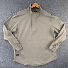 BYLT Elite Fairway Pullover Men Extra Large Beige Performance Athleisure