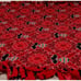 Homemade Reversible Christmas Tie Blanket. Solid Red/decorated Side Warm. Fleece