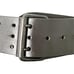 Burberry black leather gunmetal buckle wide waist belt