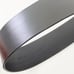 Burberry black leather gunmetal buckle wide waist belt