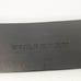 Burberry black leather gunmetal buckle wide waist belt