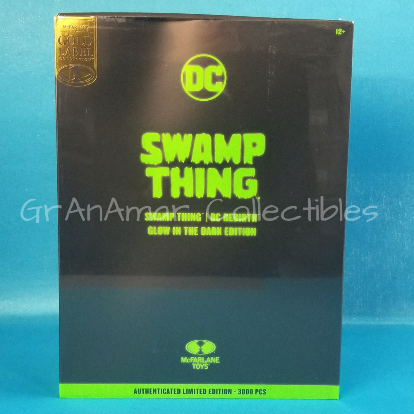McFarlane Swamp Thing Glow In The Dark Edition Gold Label Exclusive