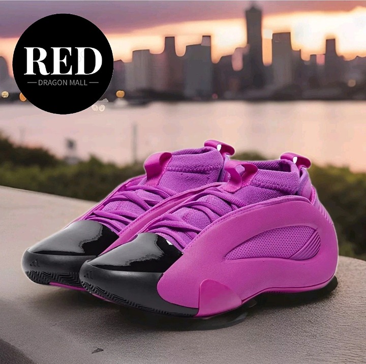 Adidas Harden Volume 8 Purple Burst Sneakers IG6647 - Men’s Size 8