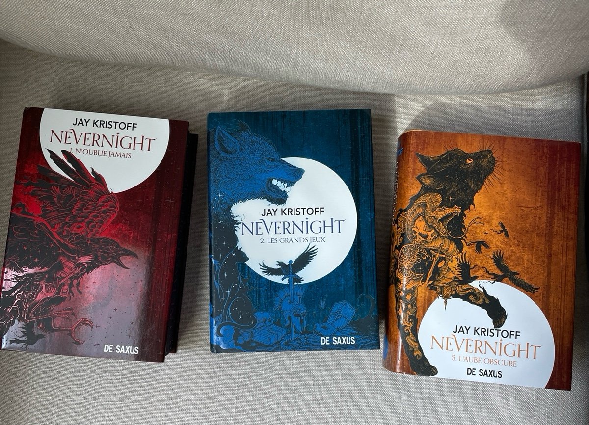 SIGNED Nevernight French Dark Editions by Jay Kristoff