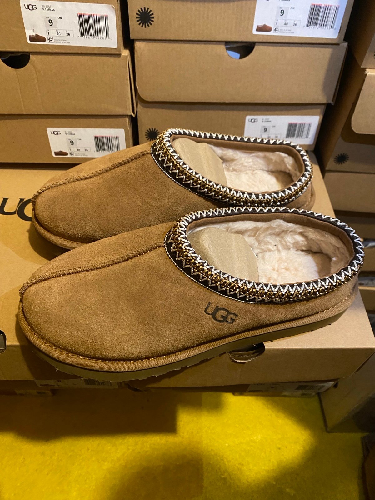 ugg tasman slippers chestnut size 7 women
