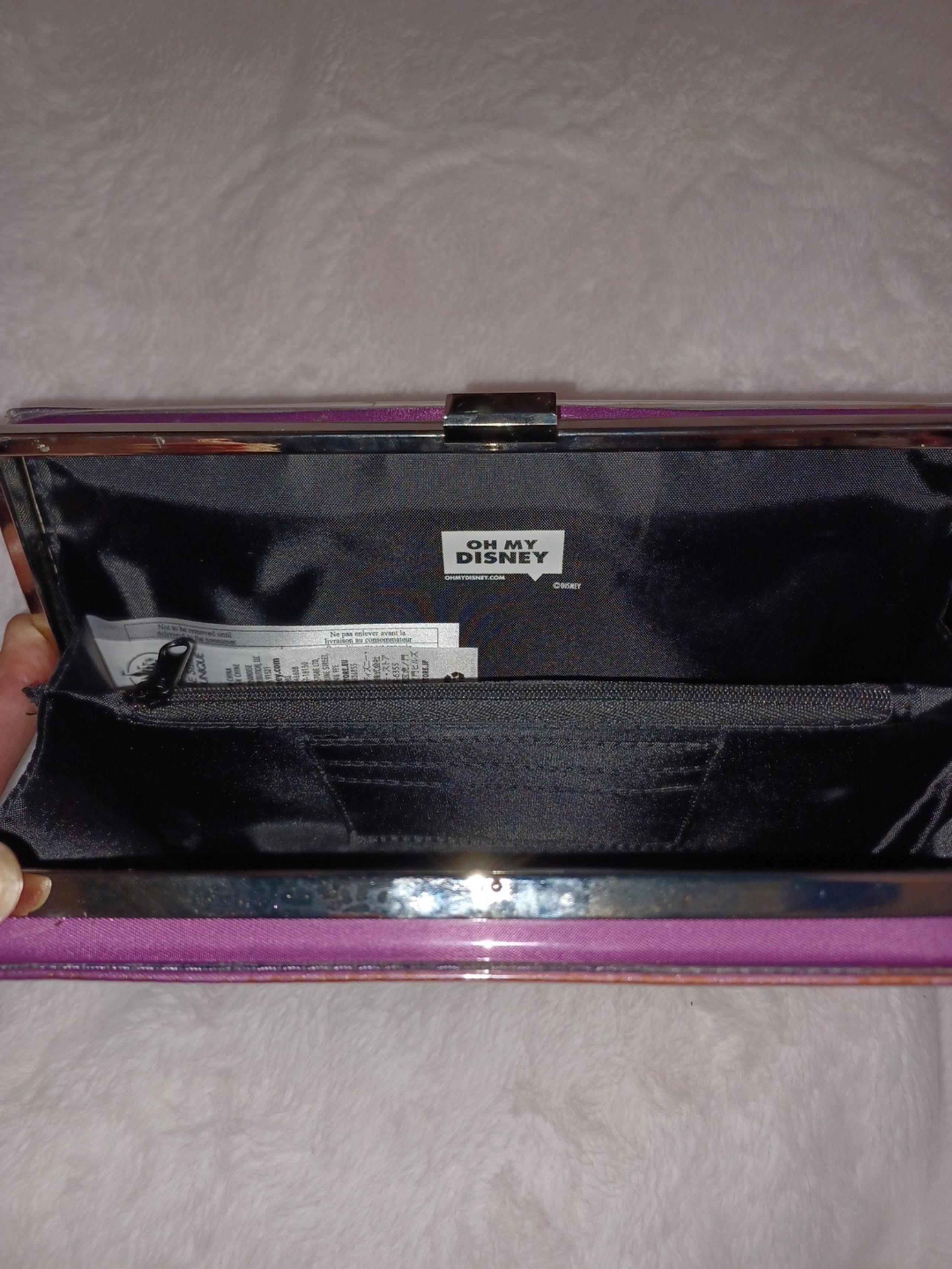 OH MY DISNEY PURSE Beauty and the Beast Purse Clutch Vhs Clam Shell