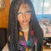 Lace frontal braids unit