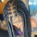 Lace frontal braids unit