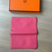 HERMES agenda Vision 2 Notebook cover Chevre leather Pink Orange