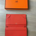 HERMES agenda Vision 2 Notebook cover Chevre leather Pink Orange