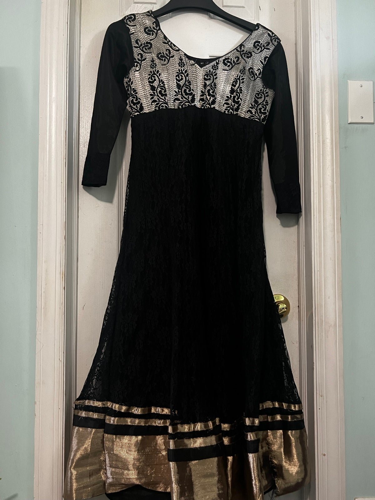 Beautiful Black Anarkali