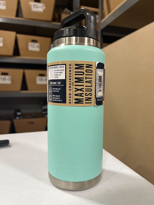 YETI 36 oz. Rambler Bottle with Chug Cap - Seafoam