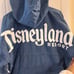 NWT Disneyland Hooded Denim Spirit Jersey Unisex Adult Size Small Oversized