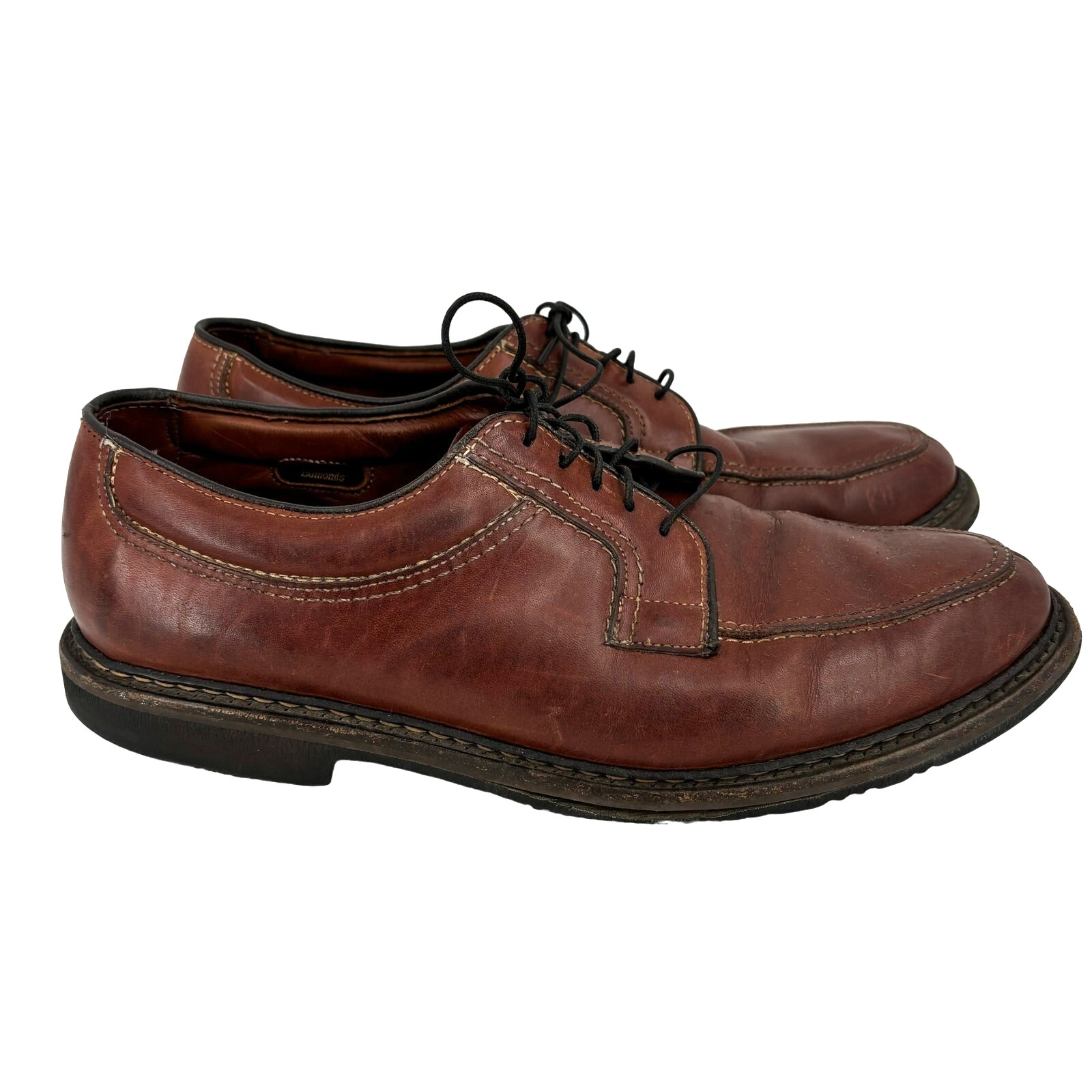 Allen Edmonds Men's Wilbert Oxford Lace Up Leather Shoes Brown Size 9