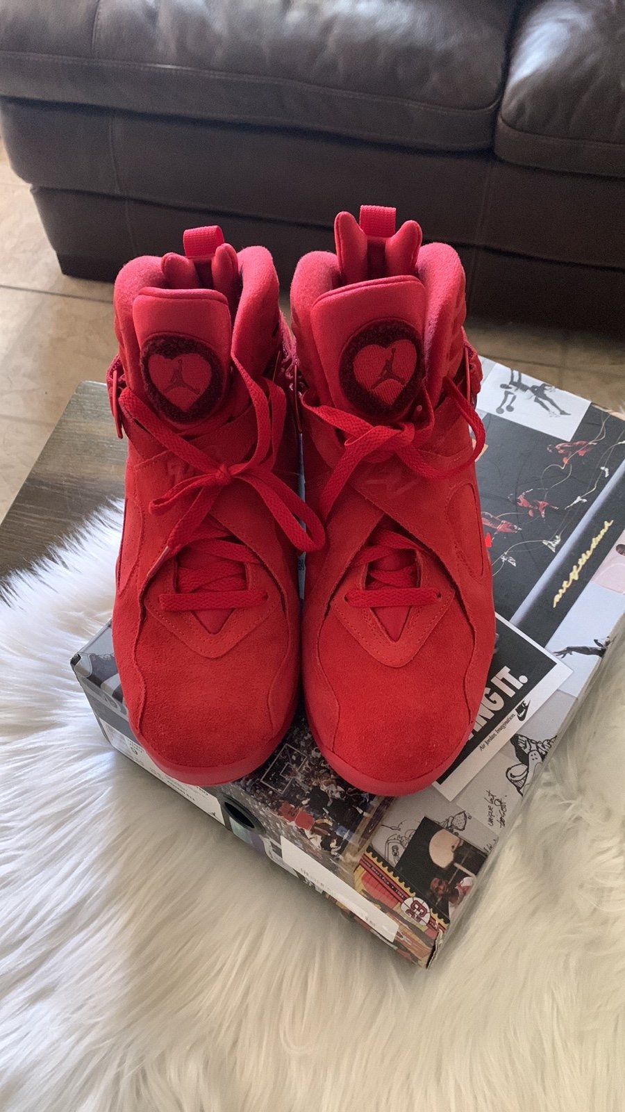 Air Jordan 8 Retro “ Valentine’s Day “ Size 9