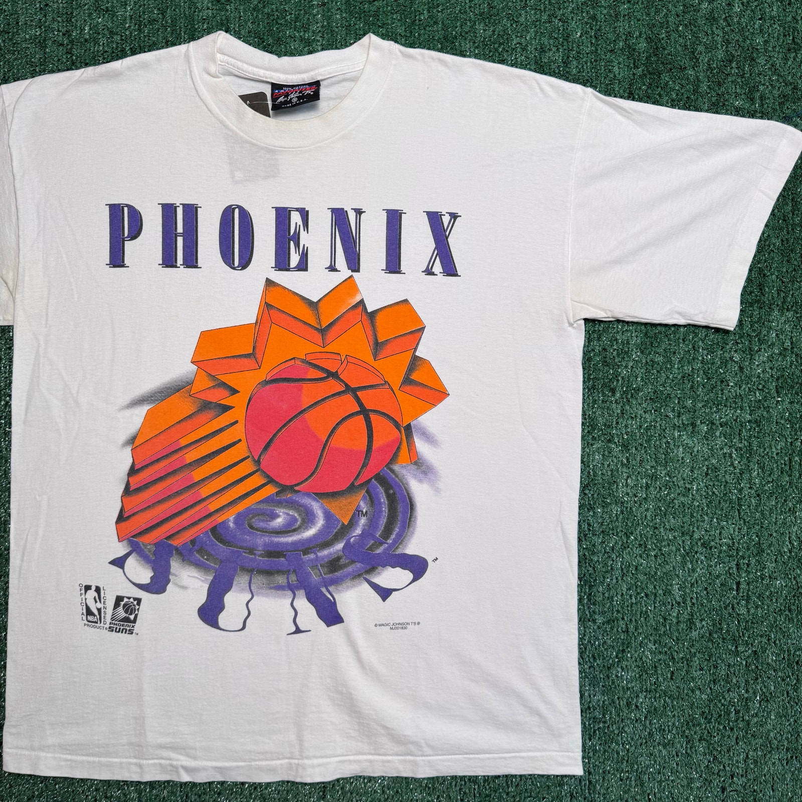 Vintage 90s Grail Phoenix Suns Fly-by NBA Shirt