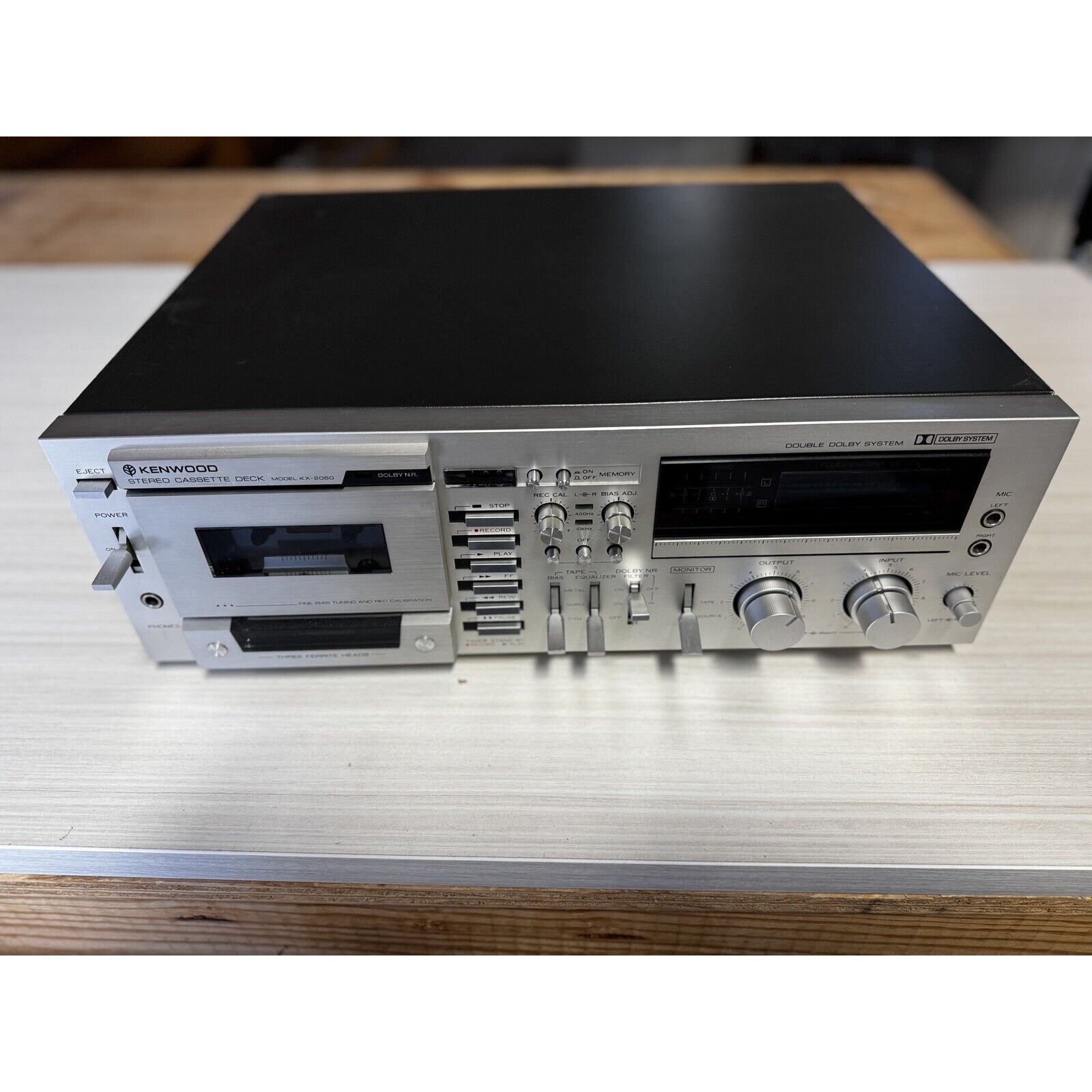 Kenwood KX-2060 Ultra Rare Vintage Stereo Cassette Deck - TESTED