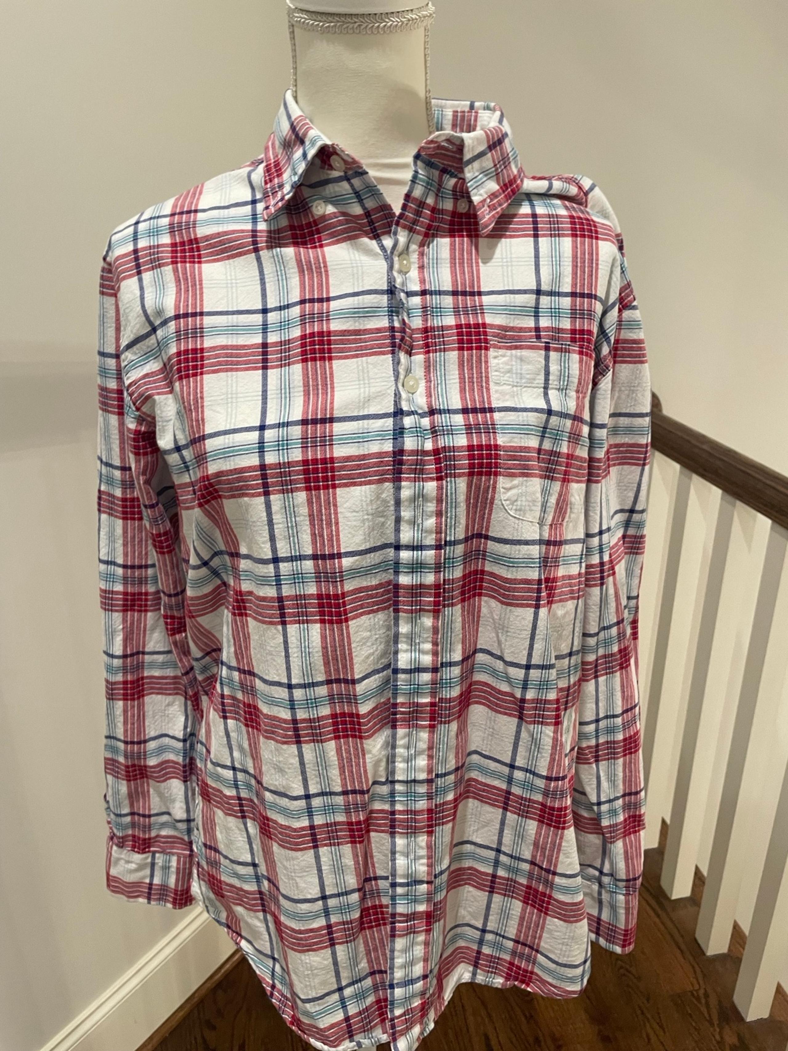 Saddlebred Men’s Button Down Plaid Shirt