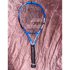 Babolat Pure Drive JR25 Blue/Black Tennis Racquet 16x19 Pre-Strung Grip 0:4