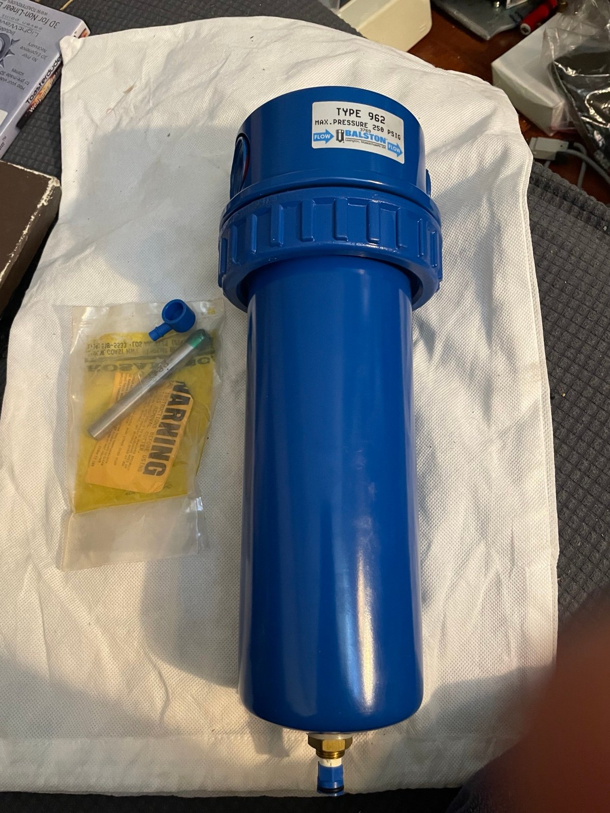 Balston 962 Filter Housing 250PSIG Max @ 130°F (A2515)