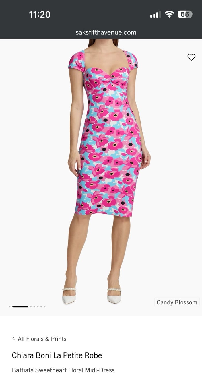 chiara boni midi dress