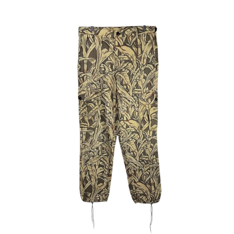 Vintage Cornfield Camo Camouflage Cargo Pants Adjustable Ankles/Waist Sz. MEDIUM