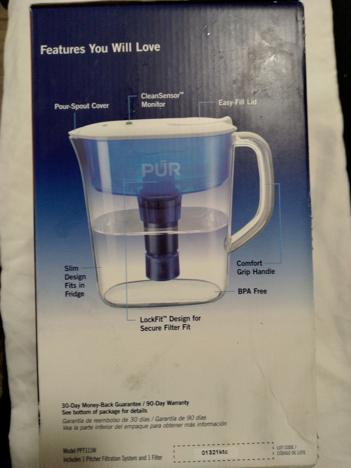 pur water filter with juice jug