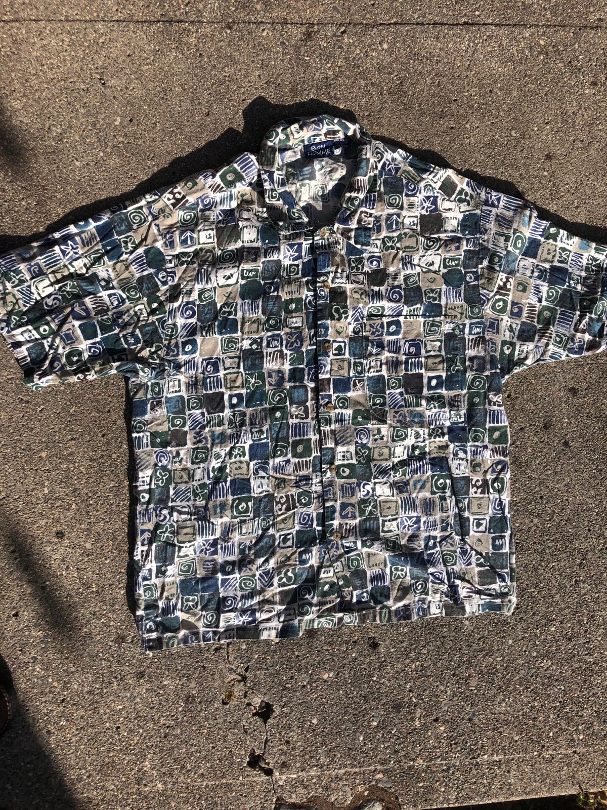 90s Vintage Bon Homme Hawaiian Shirt