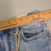 Vintage embroidered skirt denim y2k new floral maxi crest jeans 11/12