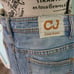 Vintage embroidered skirt denim y2k new floral maxi crest jeans 11/12