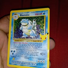 Pokemon Blastoise Celebrations 25th Anniversary Card